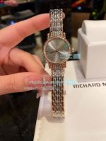Hot Sale Replica Medieval Longines Watch Grey Dial 2-Tone Yellow Gold Strap Women's Watch